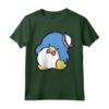 HapTiger Tuxedosam Pinguino Anteriore E Posteriore Grafica Maglietta con Licenza Ufficiale - Ideale per Fan di Tuxedosam