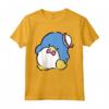 HapTiger Tuxedosam Pinguino Anteriore E Posteriore Grafica Maglietta con Licenza Ufficiale - Ideale per Fan di Tuxedosam