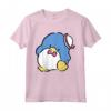 HapTiger Tuxedosam Pinguino Anteriore E Posteriore Grafica Maglietta con Licenza Ufficiale - Ideale per Fan di Tuxedosam
