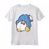 HapTiger Tuxedosam Pinguino Anteriore E Posteriore Grafica Maglietta con Licenza Ufficiale - Ideale per Fan di Tuxedosam