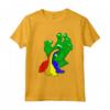La Mano di Zombie Verde Vomita un Arcobaleno - Maglietta Divertente per Halloween - Regalo Unico per Bambini e Adulti