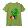 La Mano di Zombie Verde Vomita un Arcobaleno - Maglietta Divertente per Halloween - Regalo Unico per Bambini e Adulti