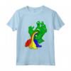 La Mano di Zombie Verde Vomita un Arcobaleno - Maglietta Divertente per Halloween - Regalo Unico per Bambini e Adulti