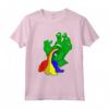 La Mano di Zombie Verde Vomita un Arcobaleno - Maglietta Divertente per Halloween - Regalo Unico per Bambini e Adulti