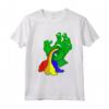 La Mano di Zombie Verde Vomita un Arcobaleno - Maglietta Divertente per Halloween - Regalo Unico per Bambini e Adulti