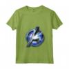 HapTiger Avengers Endgame Avenger Tech Logo Shine Maglietta con Collo a V - Officially Licensed Apparel for Marvel Fans