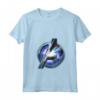 HapTiger Avengers Endgame Avenger Tech Logo Shine Maglietta con Collo a V - Officially Licensed Apparel for Marvel Fans
