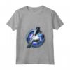 HapTiger Avengers Endgame Avenger Tech Logo Shine Maglietta con Collo a V - Officially Licensed Apparel for Marvel Fans