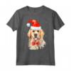 Golden Retriever - Maglione Natalizio con Cappello di Babbo Natale - Ideale per Amanti dei Cani - Design Divertente per Natale