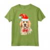 Golden Retriever - Maglione Natalizio con Cappello di Babbo Natale - Ideale per Amanti dei Cani - Design Divertente per Natale