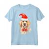 Golden Retriever - Maglione Natalizio con Cappello di Babbo Natale - Ideale per Amanti dei Cani - Design Divertente per Natale