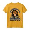 HapTiger The Lion King Scar Surrounded By Idiots Sunset Poster Maglietta - Officially Licensed Apparel for Disney Fans