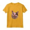 Sorridente Gatto Meme Beluga Maglietta - Divertente Gatto Carino - Acquista Online
