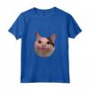Sorridente Gatto Meme Beluga Maglietta - Divertente Gatto Carino - Acquista Online