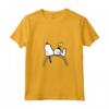 HapTiger Snoopy Woodstock T-shirt arcobaleno Maglietta con Collo a V - Licenza Ufficiale - Design OPNT-0129