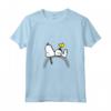 HapTiger Snoopy Woodstock T-shirt arcobaleno Maglietta con Collo a V - Licenza Ufficiale - Design OPNT-0129