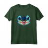 HapTiger Lilo & Stitch Big Face Stitch Felpa con Cappuccio - Officially Licensed Apparel for Disney Fans - Ohana Means Family