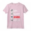 Giapponese Anime e Manga Kawaii Eat Sleep Anime Repeat Maglietta - Regalo Divertente per Otaku e Amanti degli Anime