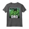 HapTiger Hulk Festa del Papà - Incredible Dad Maglietta Ufficiale - Ideale per Regalo al Papà - Vacanza in Famiglia