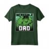 HapTiger Hulk Festa del Papà - Incredible Dad Maglietta Ufficiale - Ideale per Regalo al Papà - Vacanza in Famiglia