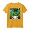 HapTiger Hulk Festa del Papà - Incredible Dad Maglietta Ufficiale - Ideale per Regalo al Papà - Vacanza in Famiglia