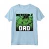 HapTiger Hulk Festa del Papà - Incredible Dad Maglietta Ufficiale - Ideale per Regalo al Papà - Vacanza in Famiglia
