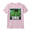 HapTiger Hulk Festa del Papà - Incredible Dad Maglietta Ufficiale - Ideale per Regalo al Papà - Vacanza in Famiglia