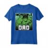 HapTiger Hulk Festa del Papà - Incredible Dad Maglietta Ufficiale - Ideale per Regalo al Papà - Vacanza in Famiglia