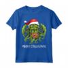 Merry Cthulhumas - Natale Cthulhu Babbo Natale Horror Maglietta - Regalo Unico per Amanti dell'Horror e del Natale