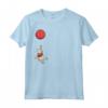 HapTiger Winnie The Pooh Floating Red Balloon Maglietta - Officially Licensed Apparel for Disney Fans