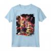 Galaxy Laser Cat On Burger - Space Cheeseburger Gatti Maglietta - Funny Cat Lover Tee - Perfect Gift Idea