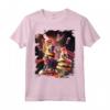 Galaxy Laser Cat On Burger - Space Cheeseburger Gatti Maglietta - Funny Cat Lover Tee - Perfect Gift Idea