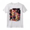 Galaxy Laser Cat On Burger - Space Cheeseburger Gatti Maglietta - Funny Cat Lover Tee - Perfect Gift Idea