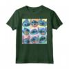 HapTiger Lilo & Stitch Boxed Up Stitch Faces Maglietta - Official Disney Apparel for Fans - Ohana Means Family