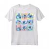 HapTiger Lilo & Stitch Boxed Up Stitch Faces Maglietta - Official Disney Apparel for Fans - Ohana Means Family
