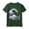 La Grande Onda off Kanagawa by Hokusai - T-shirt Maglietta con Stampe Giapponesi - Ideale come Regalo per Appassionati d'Arte e Cultura Giapponese