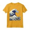 La Grande Onda off Kanagawa by Hokusai - T-shirt Maglietta con Stampe Giapponesi - Ideale come Regalo per Appassionati d'Arte e Cultura Giapponese