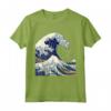 La Grande Onda off Kanagawa by Hokusai - T-shirt Maglietta con Stampe Giapponesi - Ideale come Regalo per Appassionati d'Arte e Cultura Giapponese