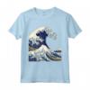 La Grande Onda off Kanagawa by Hokusai - T-shirt Maglietta con Stampe Giapponesi - Ideale come Regalo per Appassionati d'Arte e Cultura Giapponese