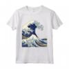 La Grande Onda off Kanagawa by Hokusai - T-shirt Maglietta con Stampe Giapponesi - Ideale come Regalo per Appassionati d'Arte e Cultura Giapponese