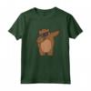 Tamponare l'orso con gli occhiali da sole per bambini - Maglietta Divertente Bear Dabbing - Regalo per Amanti degli Orsi