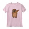 Tamponare l'orso con gli occhiali da sole per bambini - Maglietta Divertente Bear Dabbing - Regalo per Amanti degli Orsi