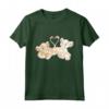 HapTiger The Lion King Simba and Nala Hearts Valentine’s Day Maglietta - Matching T-Shirts for Couples