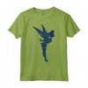 HapTiger Peter Pan Tinker Bell Pixie Dust Silhouette Maglietta - Officially Licensed Disney Apparel 18TINK00036A-001
