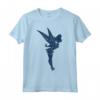 HapTiger Peter Pan Tinker Bell Pixie Dust Silhouette Maglietta - Officially Licensed Disney Apparel 18TINK00036A-001