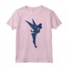 HapTiger Peter Pan Tinker Bell Pixie Dust Silhouette Maglietta - Officially Licensed Disney Apparel 18TINK00036A-001