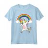 Dabbing Unicorno Camicia Carino - T Shirt Danza Unicorno Con Arcobaleno - Regalo Compleanno per Bambini Amanti degli Unicorni