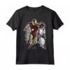 HapTiger Avengers Endgame Iron Man Panel Pose Maglietta - Officially Licensed Apparel for Marvel Fans