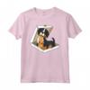 Pizza Bovaro del Bernese Cane Maglietta - Design Bernese Mountain Dog - Regalo Unico per Amanti dei Cani