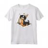 Pizza Bovaro del Bernese Cane Maglietta - Design Bernese Mountain Dog - Regalo Unico per Amanti dei Cani